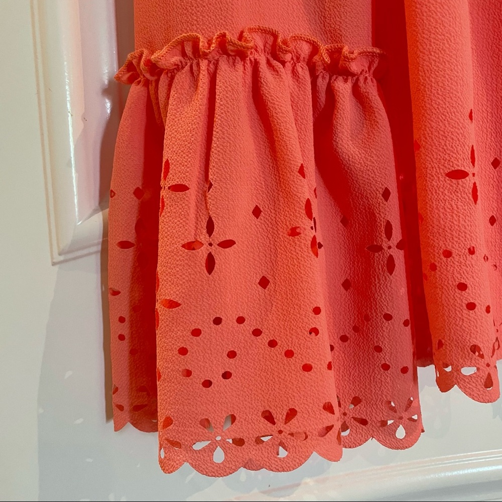 Kay Celine Coral Off the Shoulder Top (OS) - Picture 4 of 11